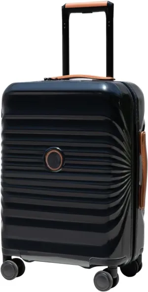 24" Lightweight Luggage with USB Port, TSA Lock, Spinner Wheels & Top Handle (Black)