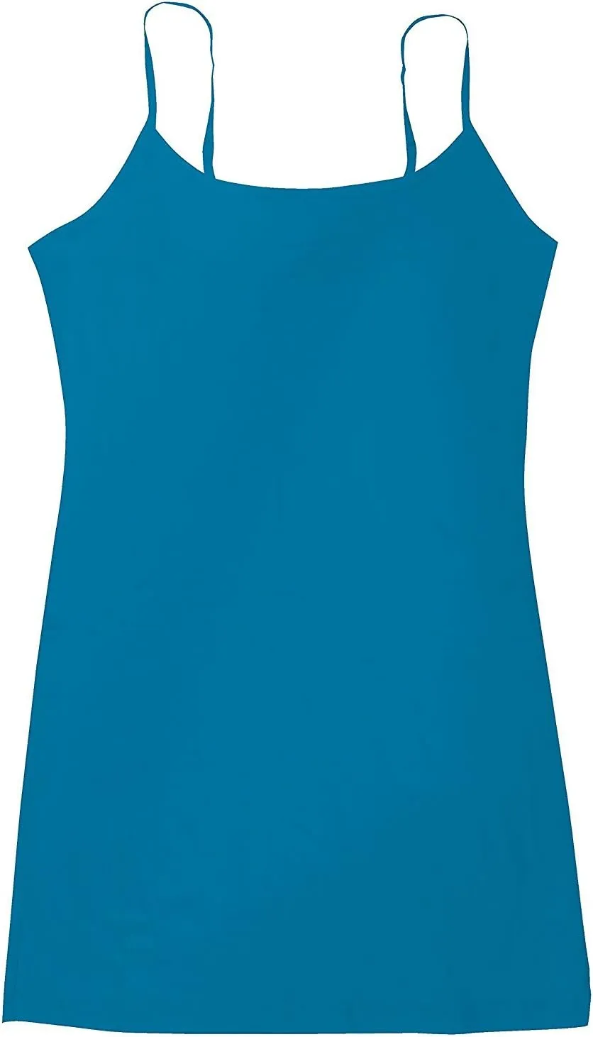 Active Basic Junior Women's Casual Plain Layering Camisole Cami Top Tank - 4 Pack