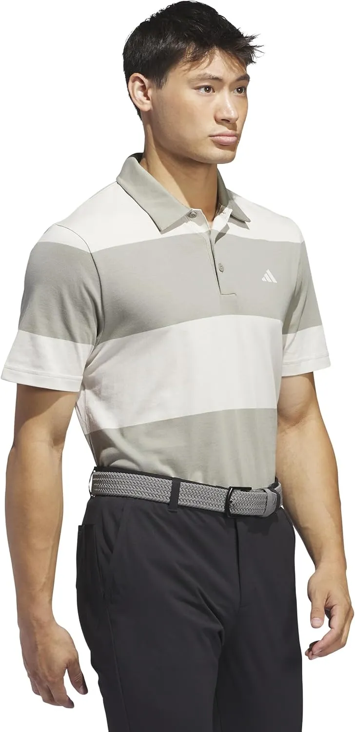 adidas Men's Colorblock Rugby Stripe Polo Shirt