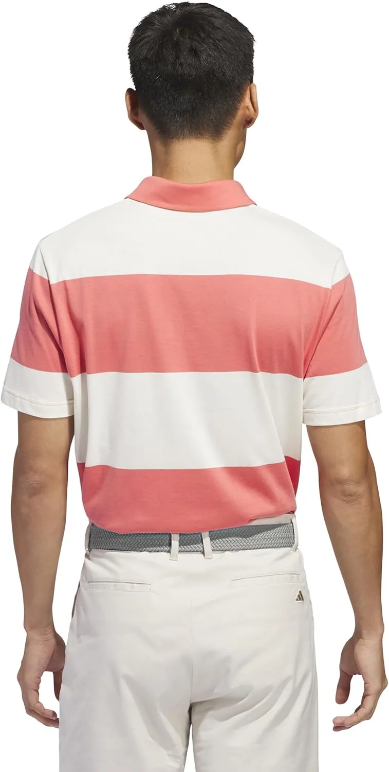 adidas Men's Colorblock Rugby Stripe Polo Shirt