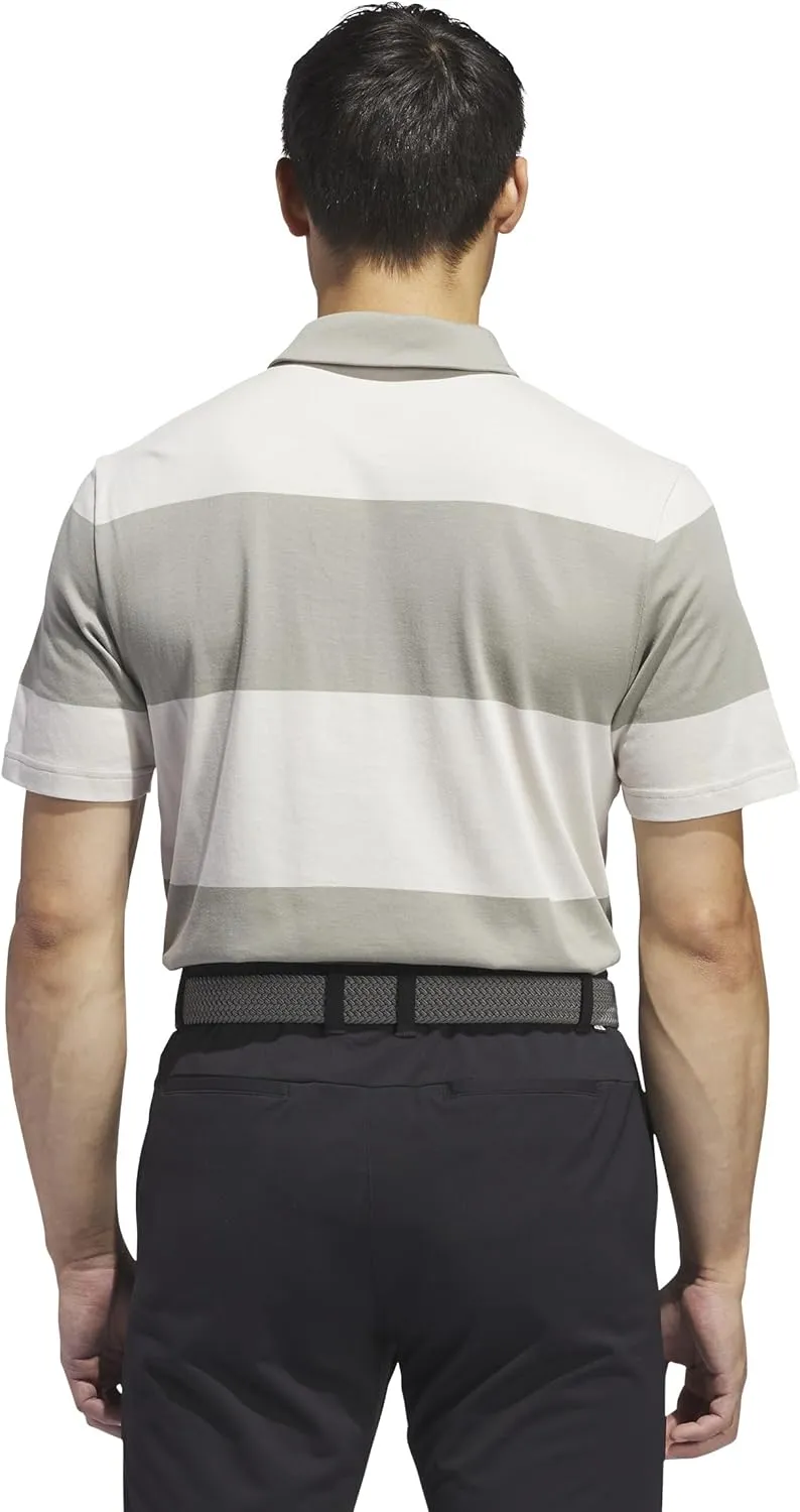 adidas Men's Colorblock Rugby Stripe Polo Shirt