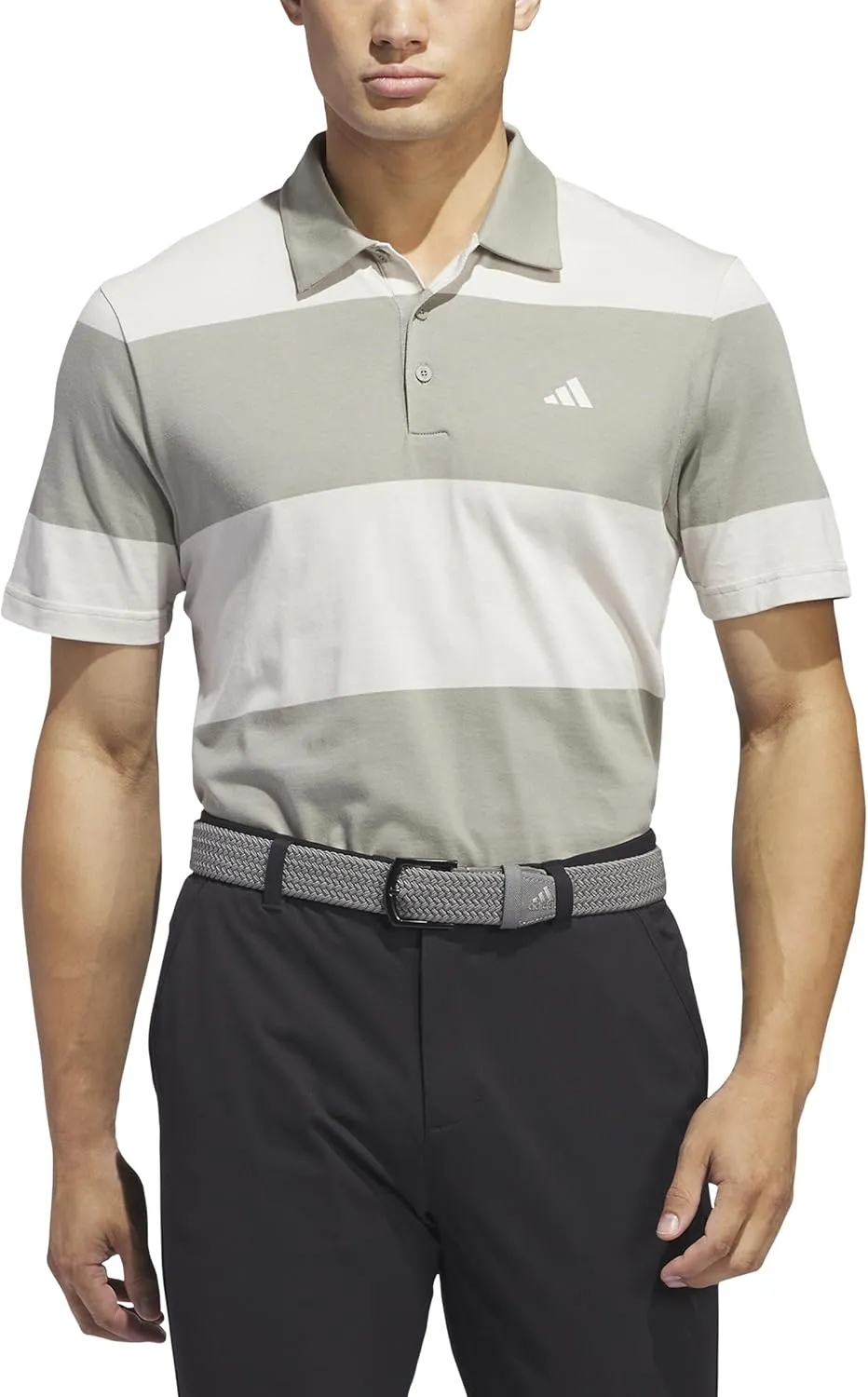 adidas Men's Colorblock Rugby Stripe Polo Shirt