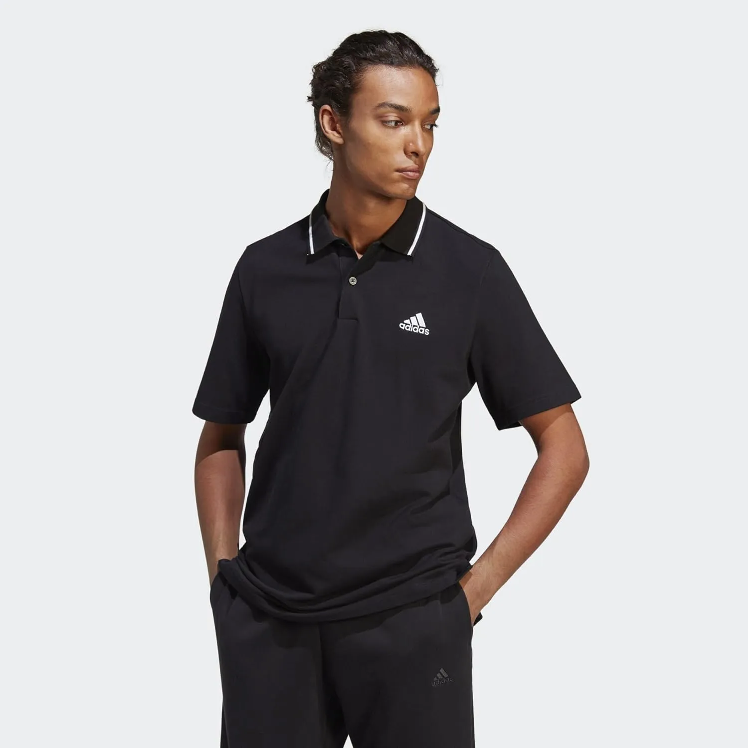 adidas Men's Essentials Piqu Small Logo Polo Shirt