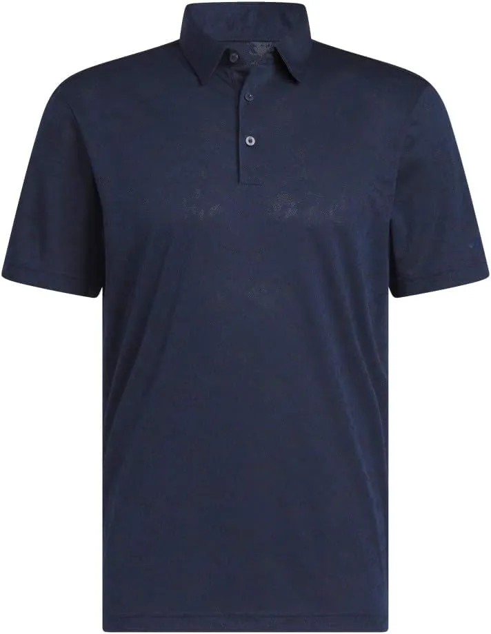 adidas Men's Textured Jacquard Golf Polo Shirt