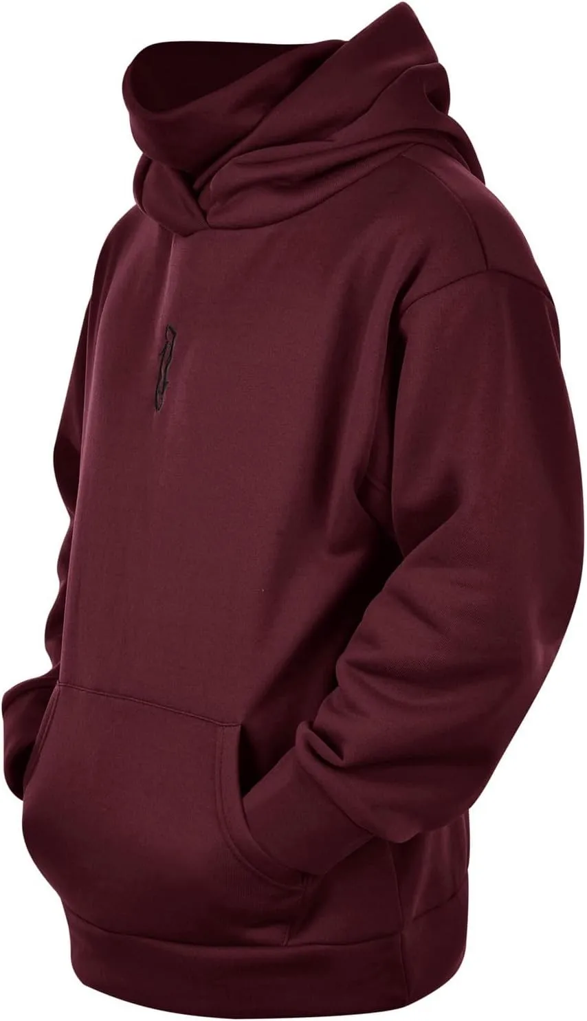 Alalaso Ninja Hoodie Men Double Neckline Cotton Pullover Windproof Warm Japanese Assassin-Style Sweatshirt for Men and Women