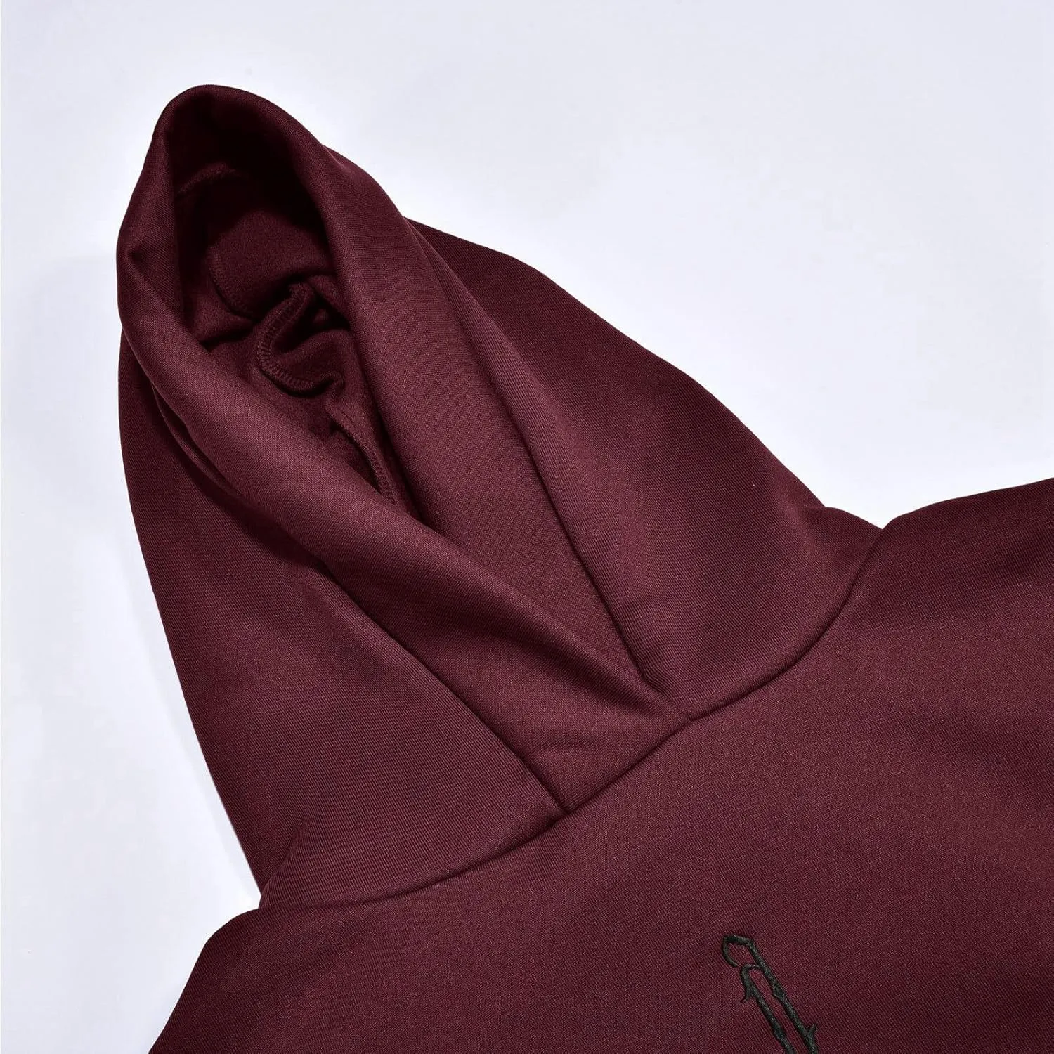 Alalaso Ninja Hoodie Men Double Neckline Cotton Pullover Windproof Warm Japanese Assassin-Style Sweatshirt for Men and Women