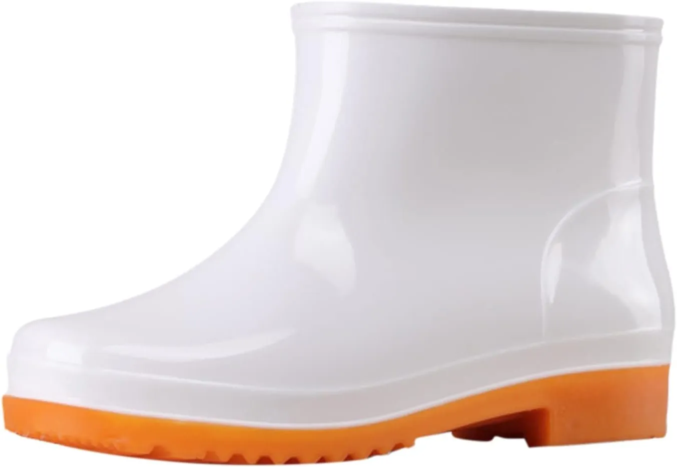 AMDBEL Rain Boots for Women Waterproof Wide Feet, Ankle Rain Boots For Women Waterproof, Women's Short Rain Boots Rubber Waterproof Garden Boots Elastic Slip On Ankle Chelsea Boots