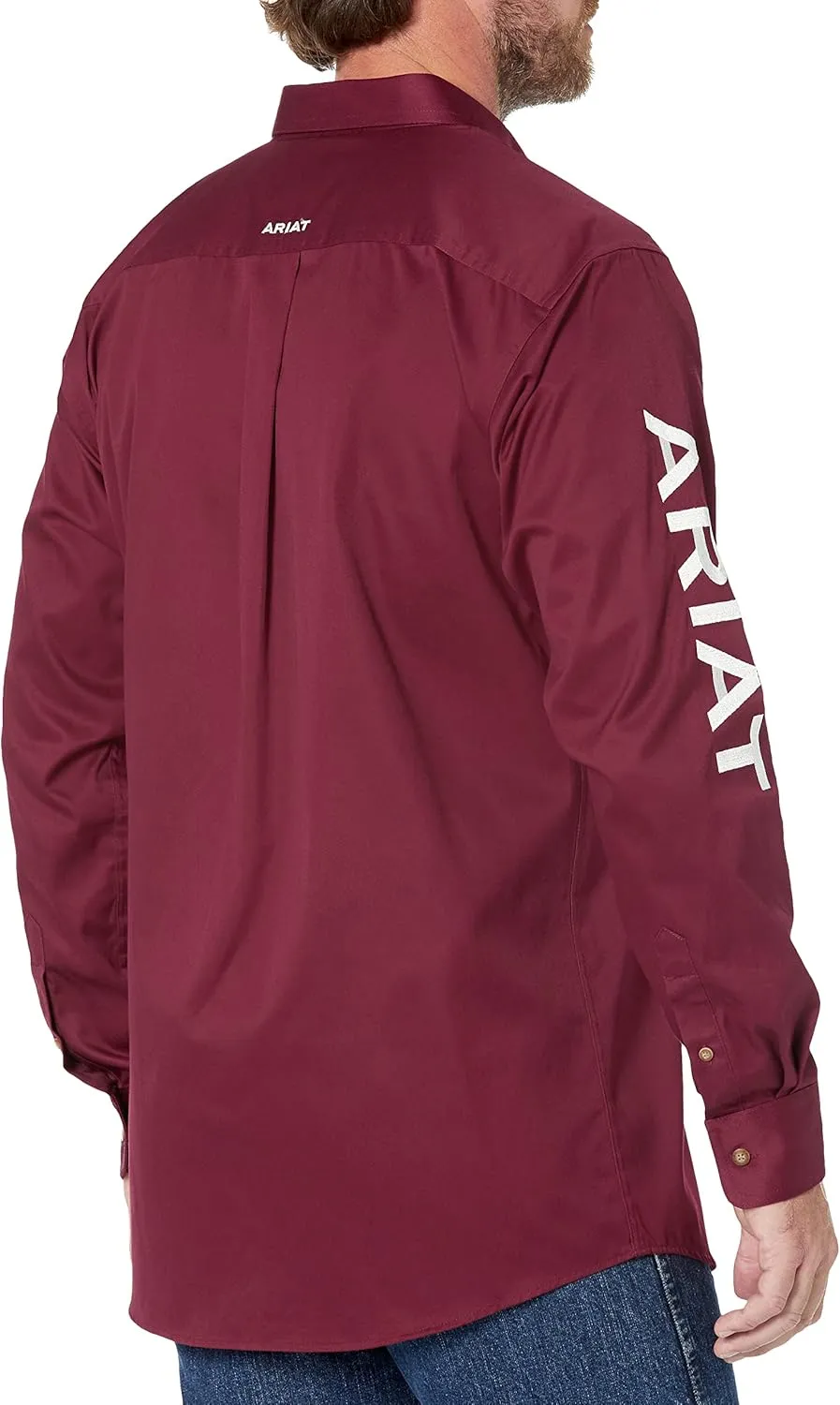 ARIAT Men's Team Logo Twill Fitted Shirt