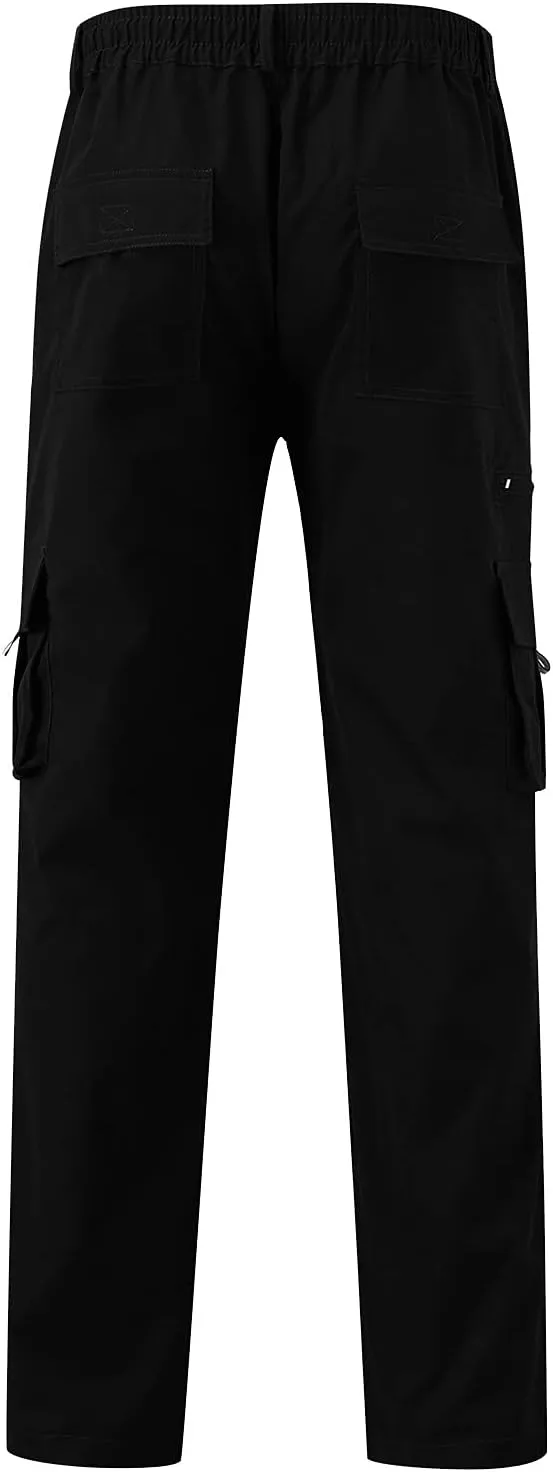 Big and Tall Sweatpants for Men Slim Fit Fleece Lined Sweatpants Plain Zipper Pockets Pants Gym Sports Joggers Every