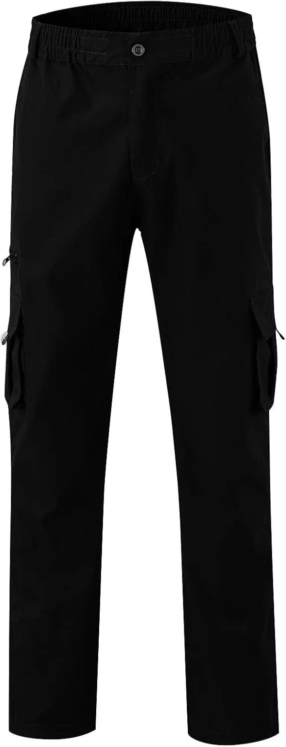 Big and Tall Sweatpants for Men Slim Fit Fleece Lined Sweatpants Plain Zipper Pockets Pants Gym Sports Joggers Every