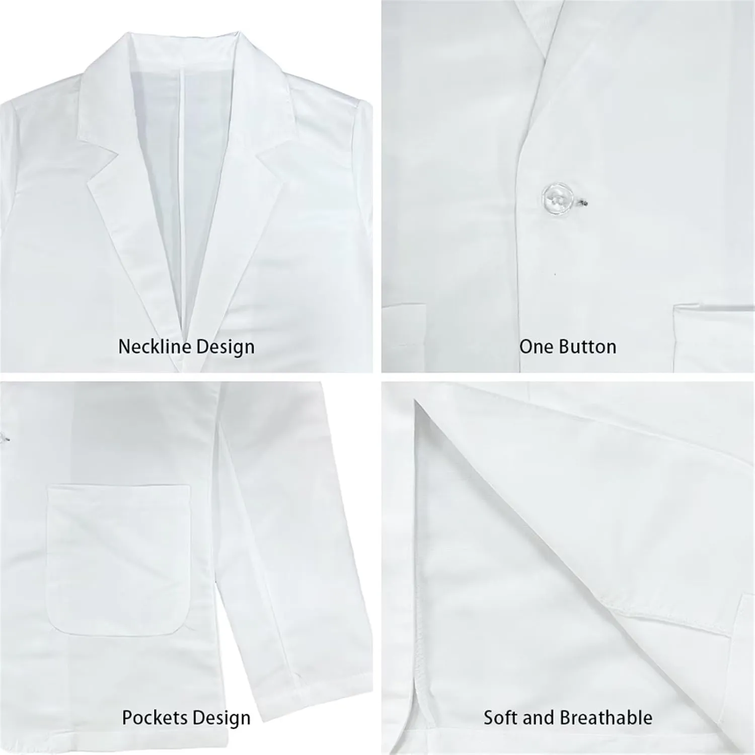 Binienty Novelty Men's Casual Suit Blazer Jackets Lightweight Sports Coats One Button
