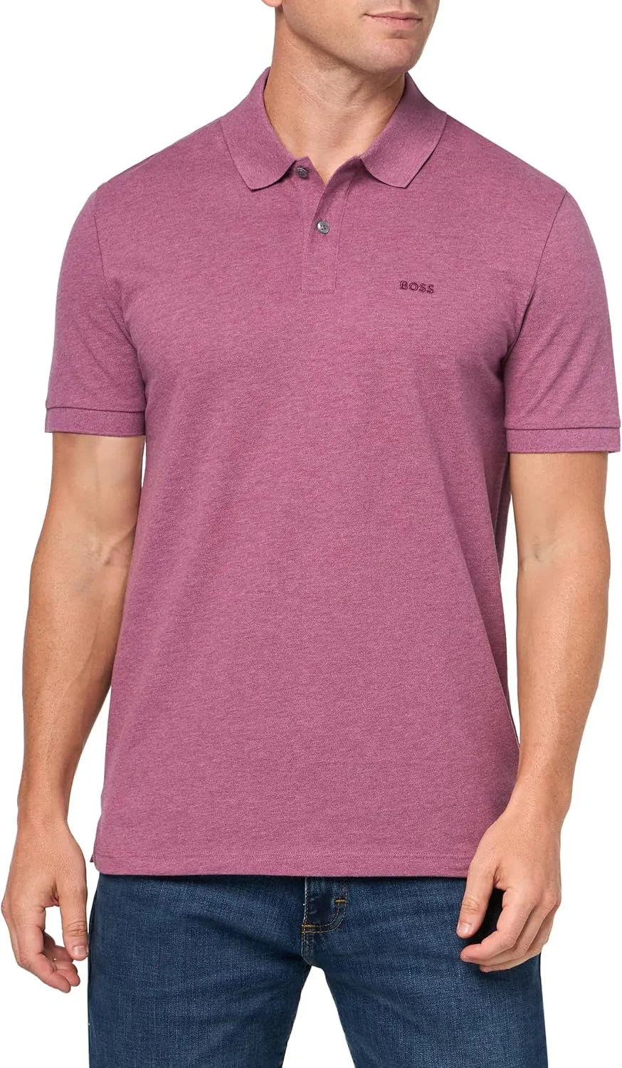 BOSS Men's Pallas Short Sleeve Pique Polo Shirt