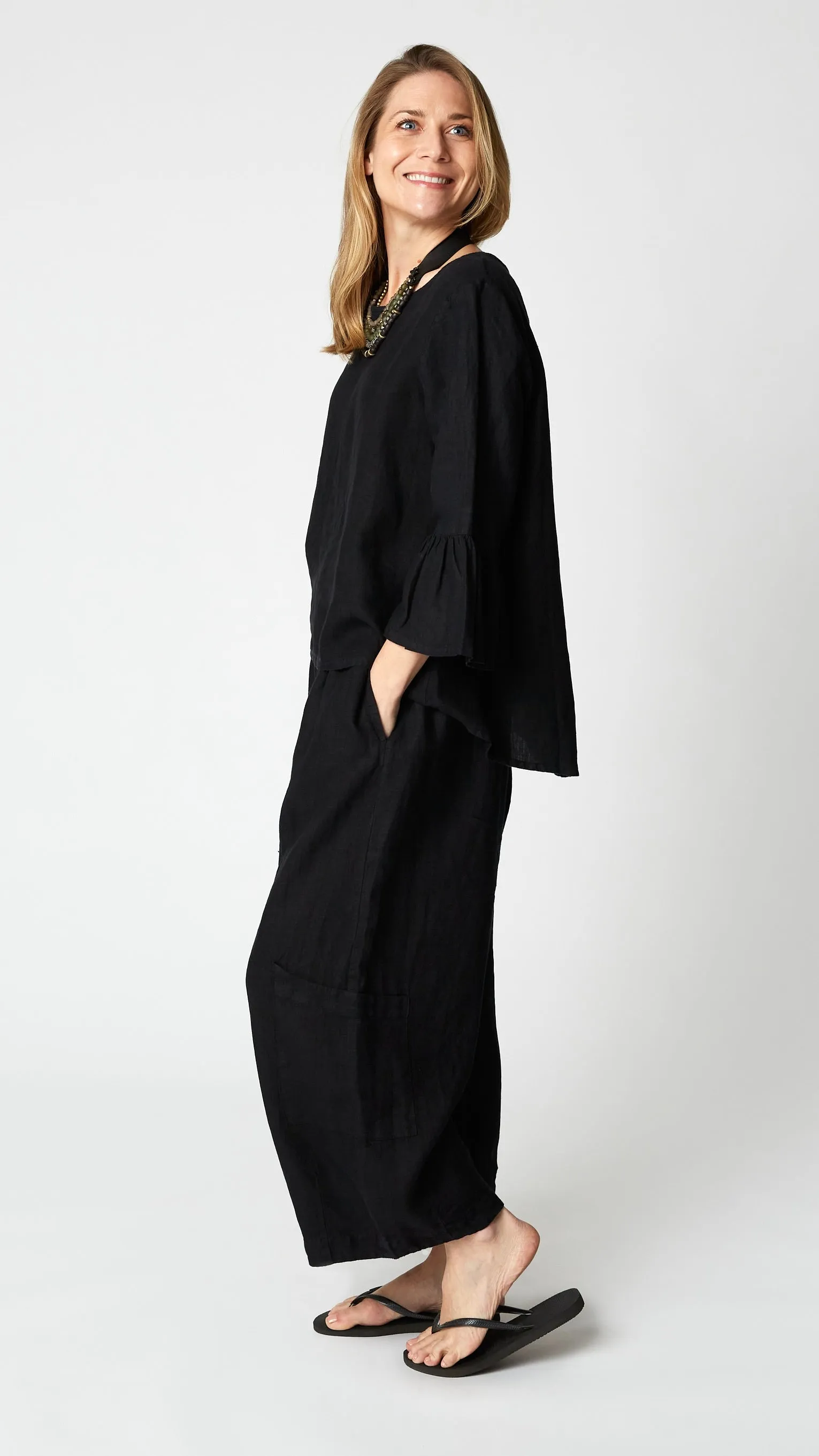 Bryn Walker Light Linen Fran Top