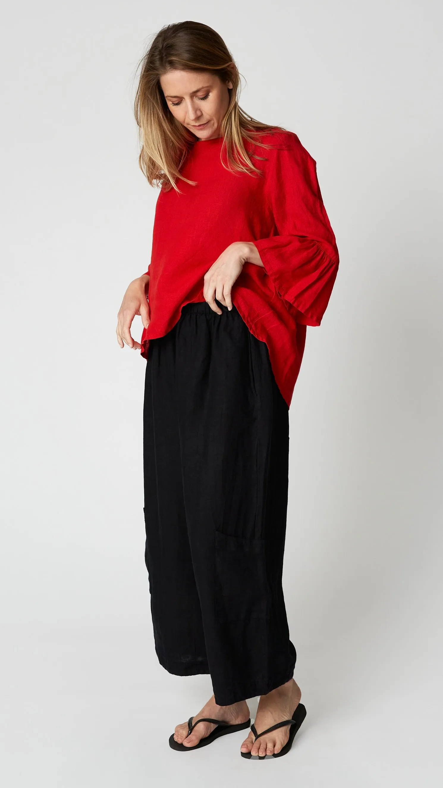 Bryn Walker Light Linen Fran Top