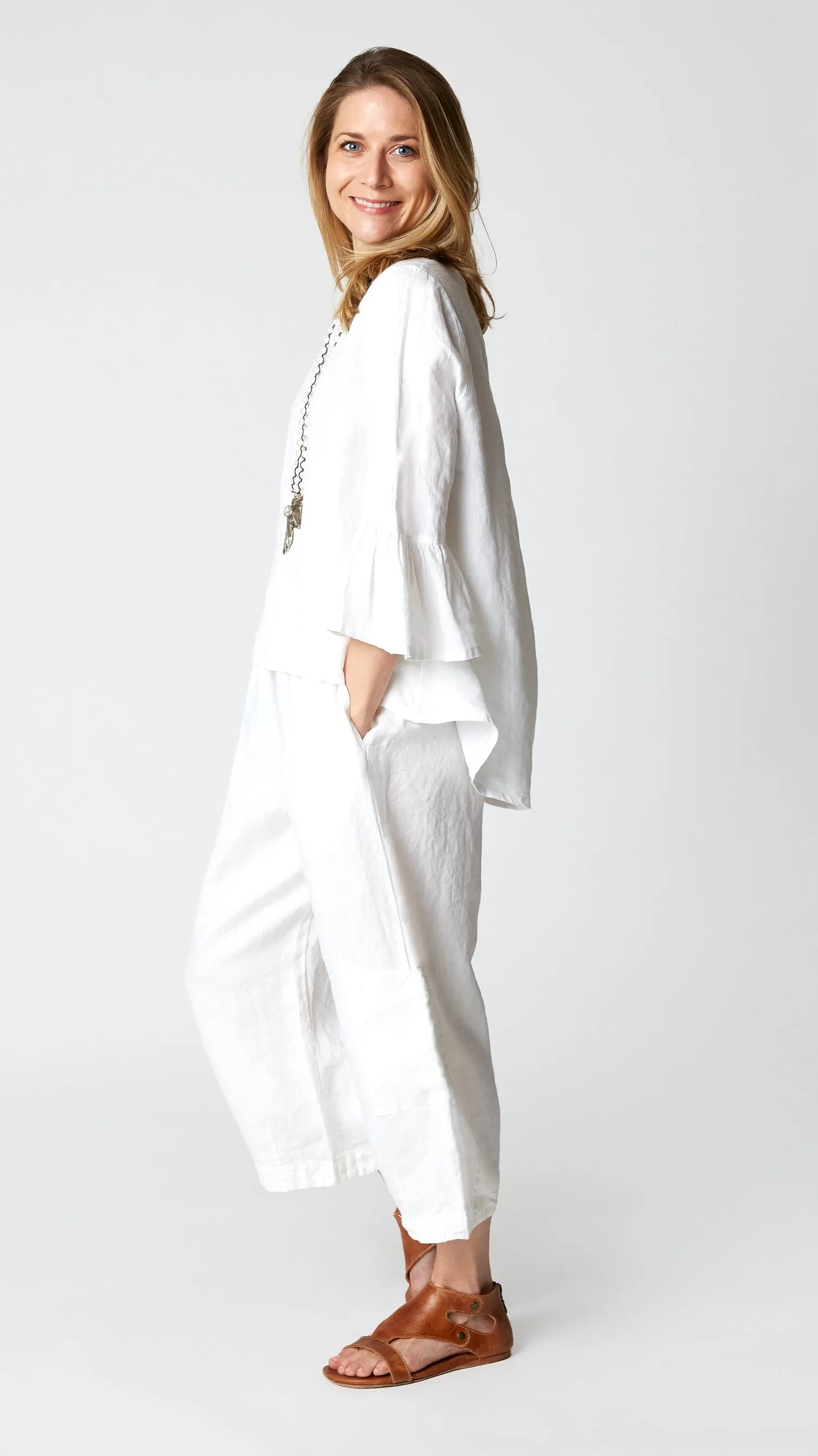 Bryn Walker Light Linen Fran Top