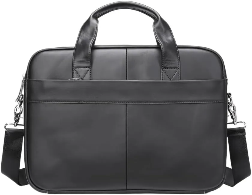 Business Men's Briefcase Vintage Top Layer Cowhide Computer Tote Business Briefcase
