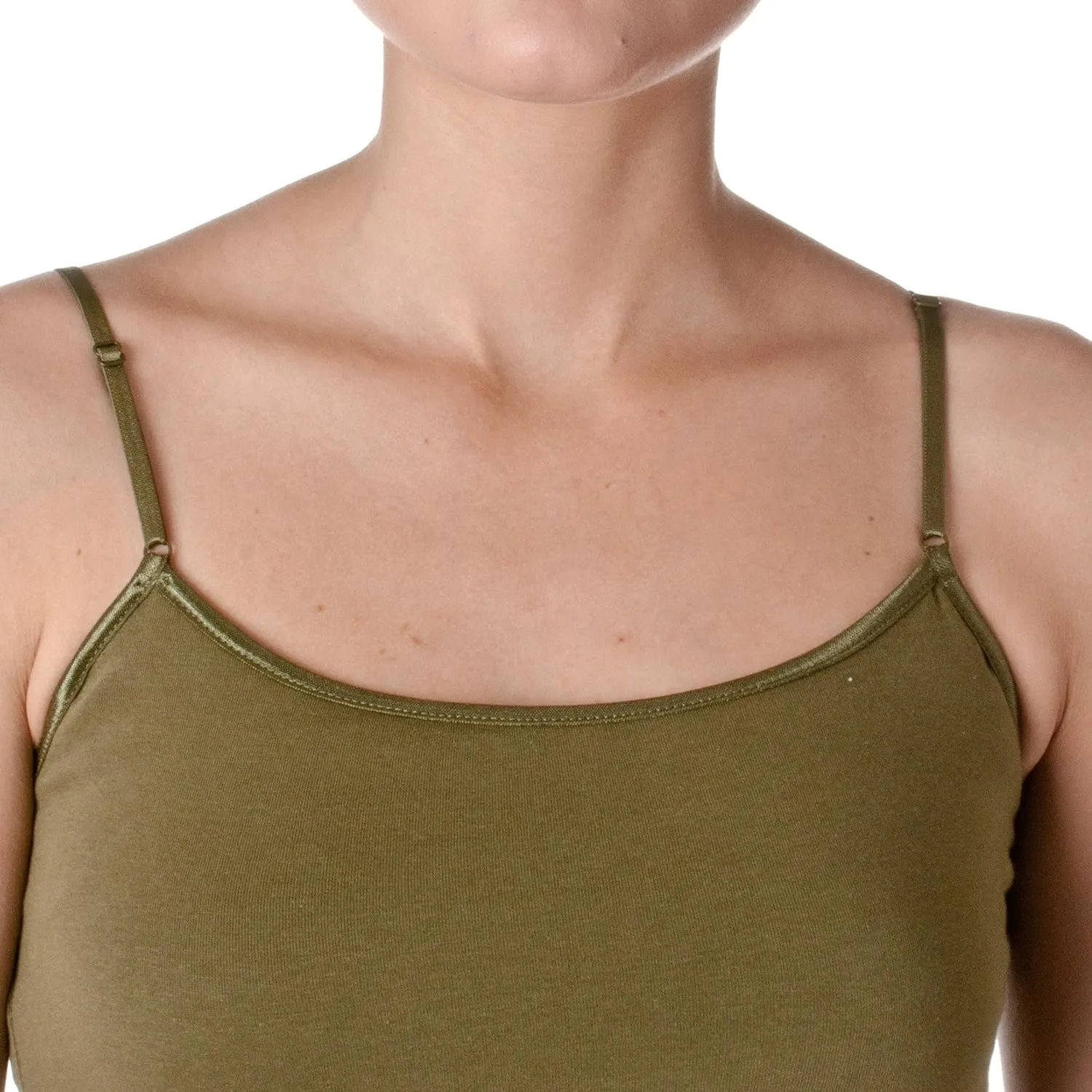 Cami Camisole Built in Shelf Bra Adjustable Spaghetti Strap Tank Top