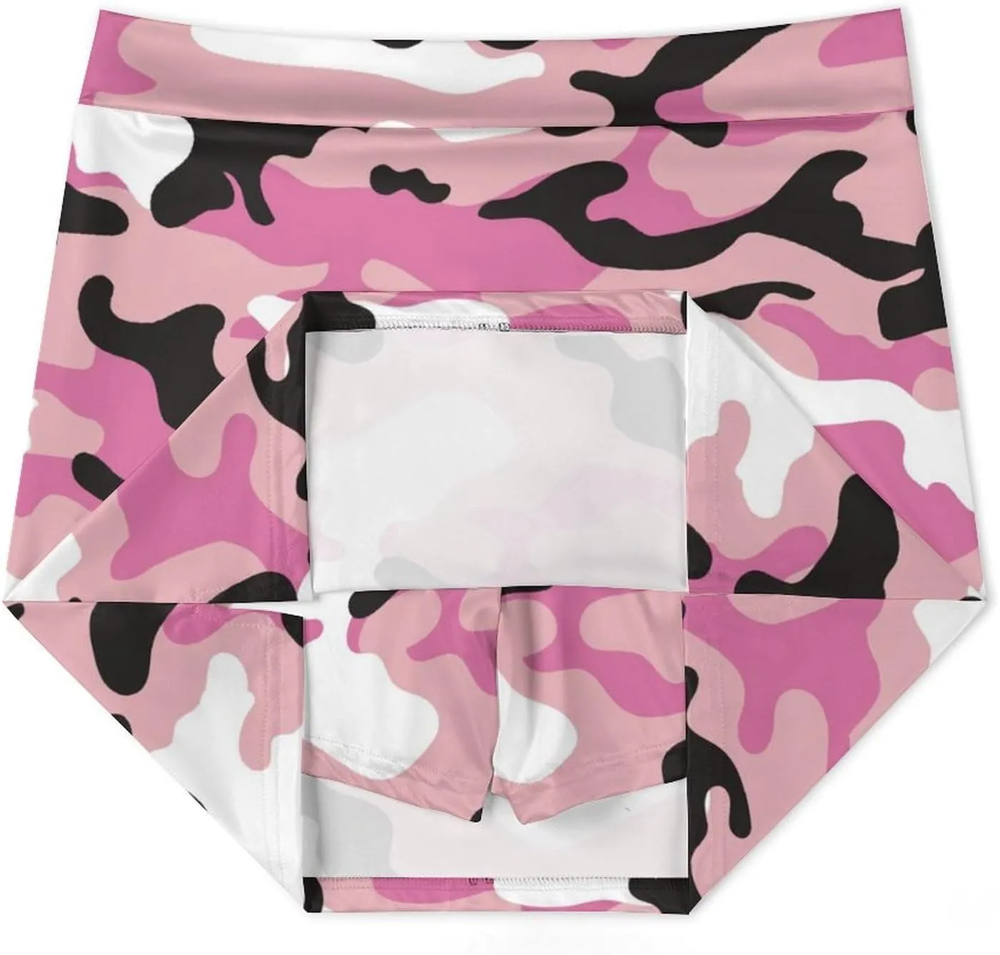 Camouflage Military Women's Mini Tennis Skirt with Shorts Underneath Athletic Workout Cute Skorts