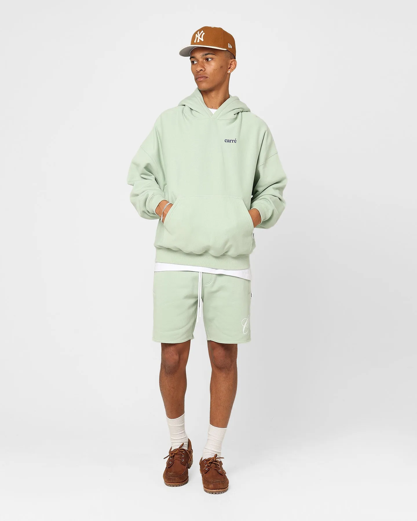 Carre Capital C Terry Shorts Pistachio