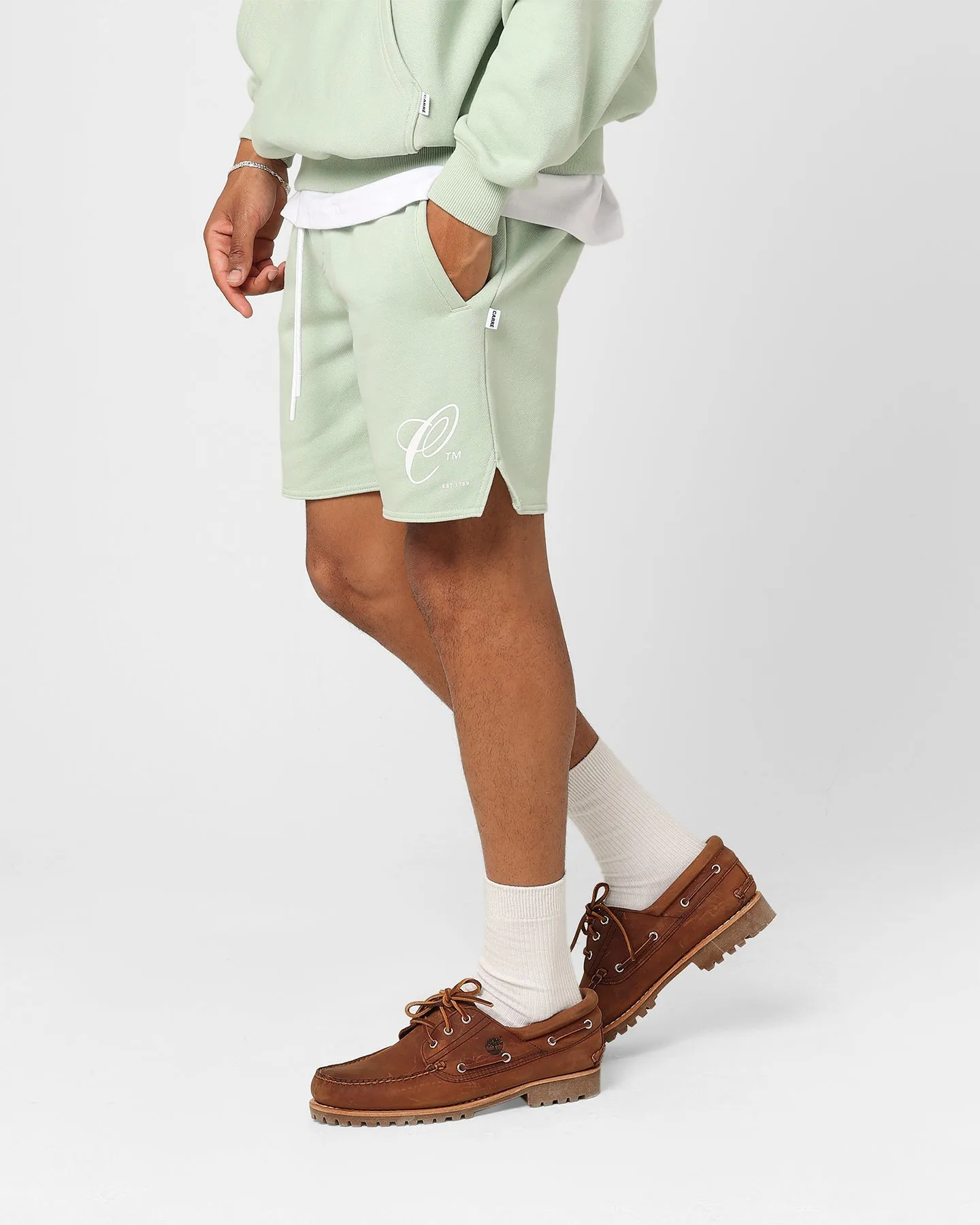Carre Capital C Terry Shorts Pistachio