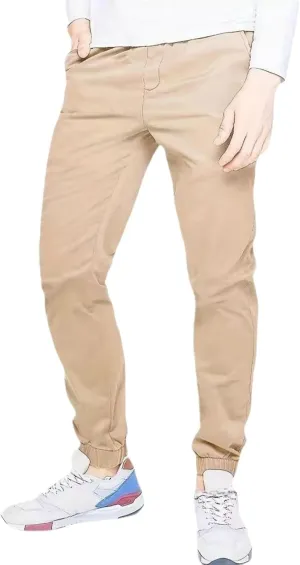 Casual Pants for Mens Cargo Fashion Overalls Slim Fit Lightweight Sweatpant Tether Leg Straight Comfy Fall Trousers
