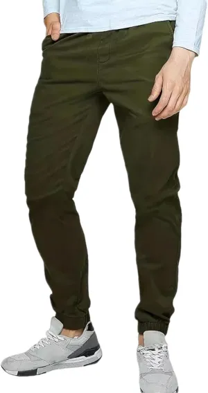 Casual Pants for Mens Cargo Fashion Overalls Slim Fit Lightweight Sweatpant Tether Leg Straight Comfy Fall Trousers
