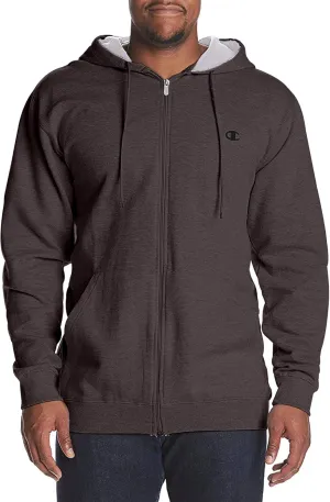 Champion Big and Tall Zip Up Hoodies for Men  Mens Fleece Zip Up Hoodie Jacket