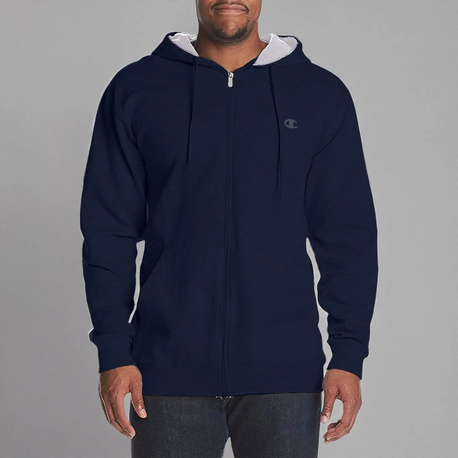 Champion Big and Tall Zip Up Hoodies for Men  Mens Fleece Zip Up Hoodie Jacket