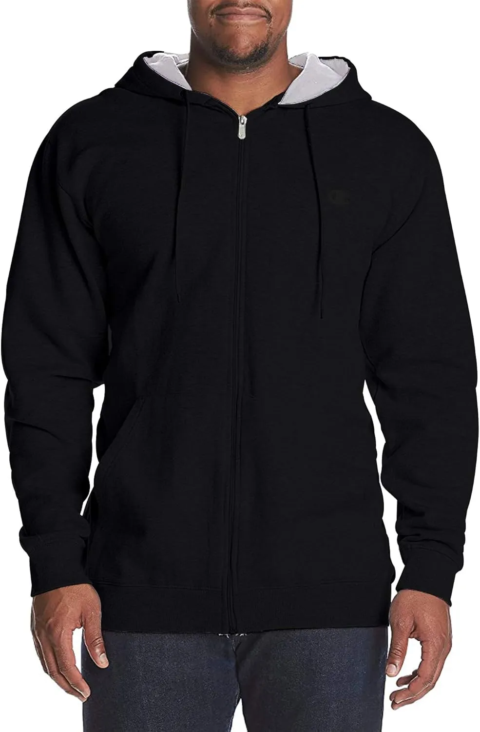 Champion Big and Tall Zip Up Hoodies for Men  Mens Fleece Zip Up Hoodie Jacket