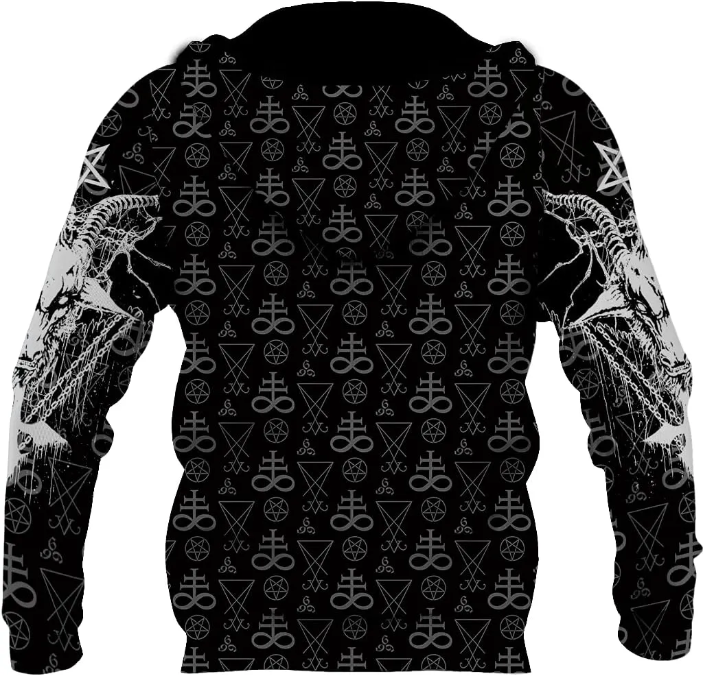 CHAOS MONKEY Unisex Mens Hoodies 3d Print Pullover Hooded Sweatshirt Hoodie for Men Women