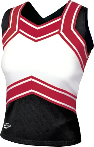 chass Girls' Blaze Shell Top - Adult Sized Cheerleading Uniform Shirt