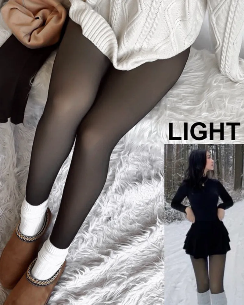 Christmas SaleTranslucent Fleece Lined Tights