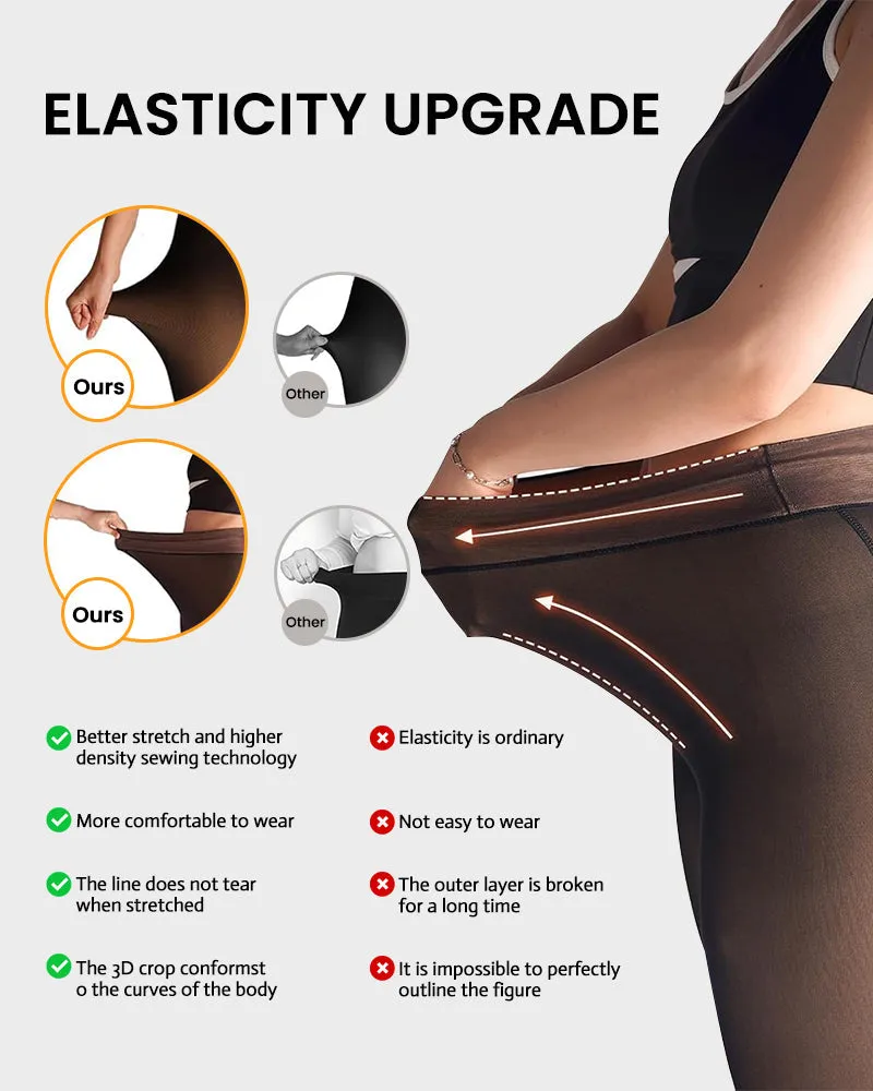 Christmas SaleTranslucent Fleece Lined Tights