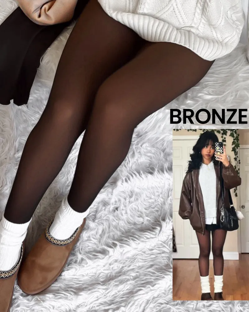 Christmas SaleTranslucent Fleece Lined Tights