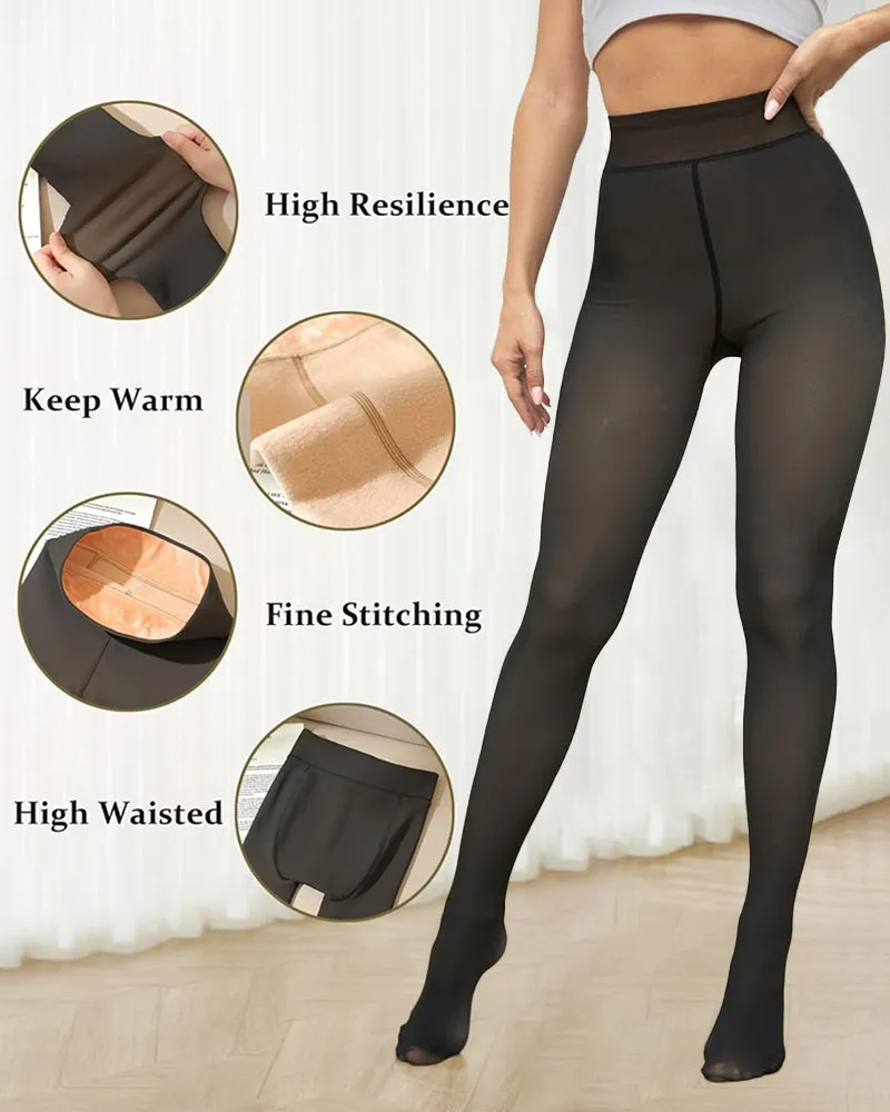 Christmas SaleTranslucent Fleece Lined Tights