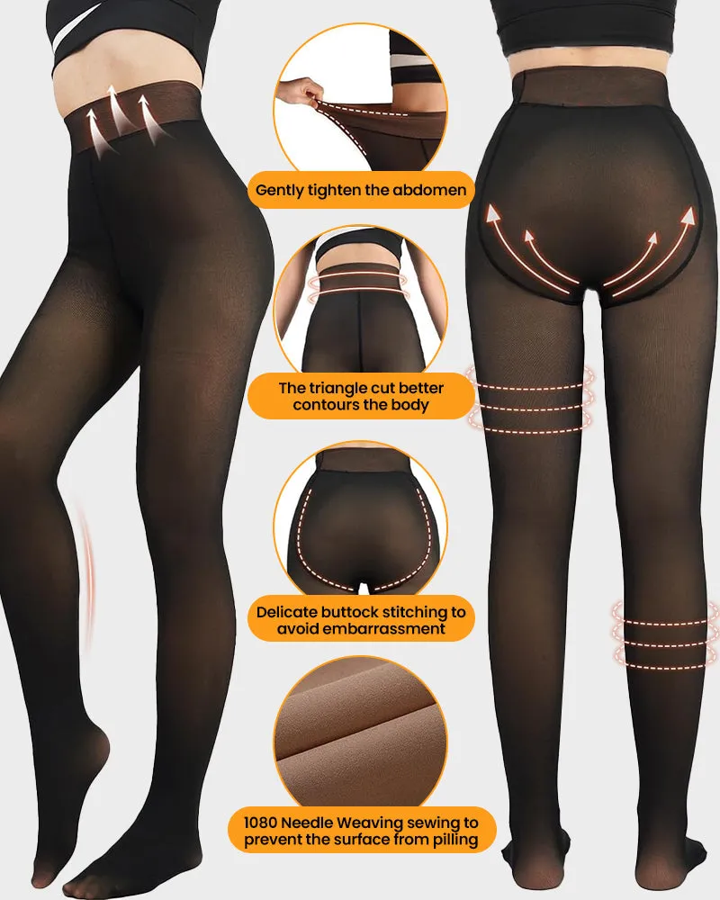 Christmas SaleTranslucent Fleece Lined Tights