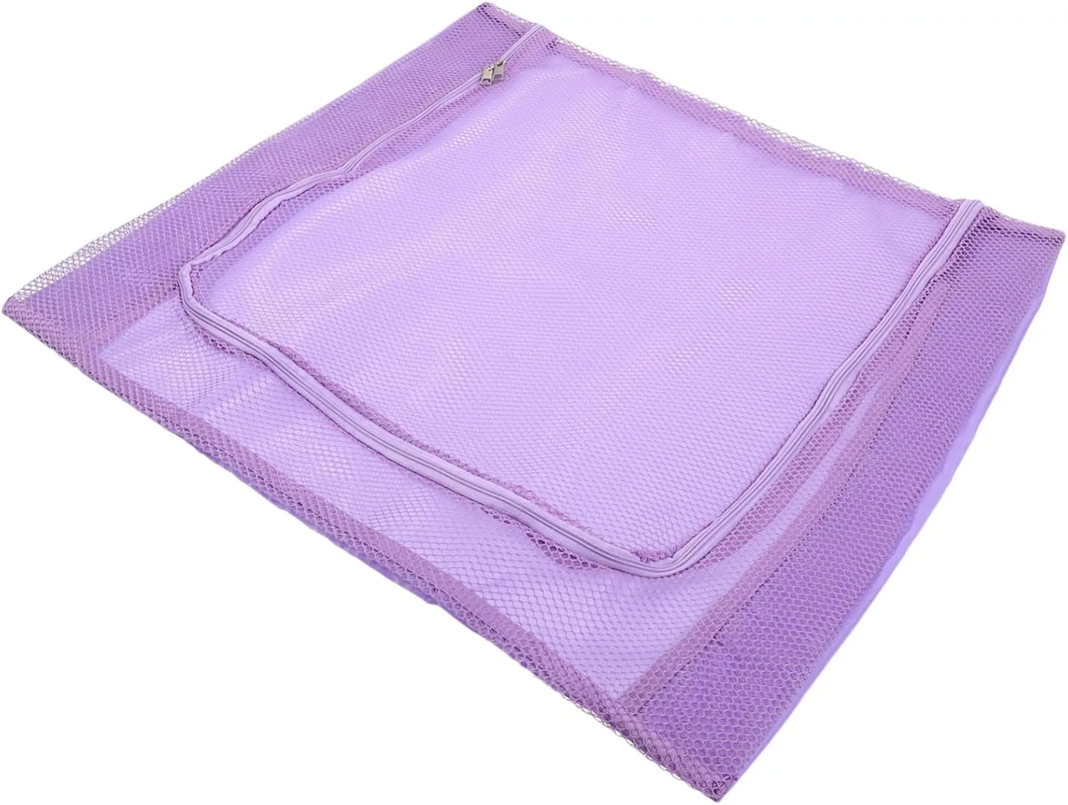 Clothes Organizers and Storage Bin Mesh Laundry Bags Closet Storage Organizer Foldable for Travel Home