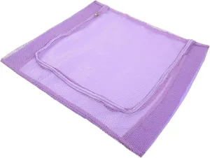 Clothes Organizers and Storage Bin Mesh Laundry Bags Closet Storage Organizer Foldable for Travel Home