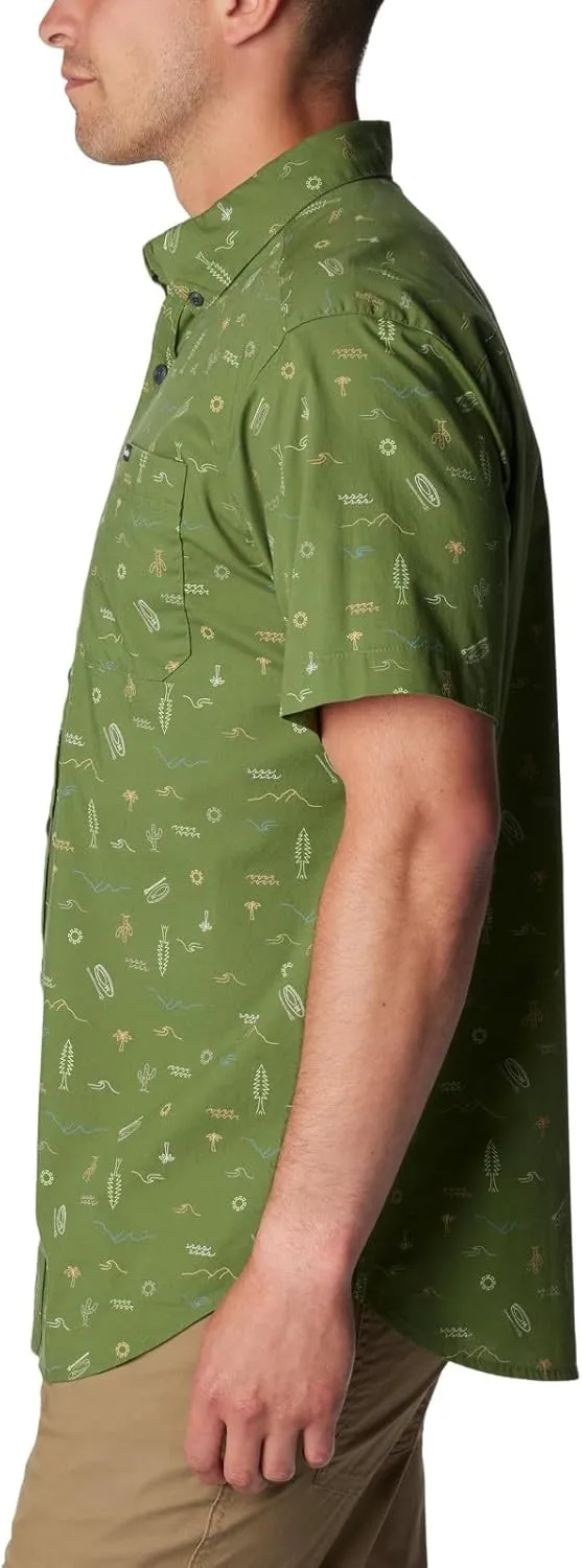 Columbia Men's Rapid Rivers Printed Short Sleeve Shirt