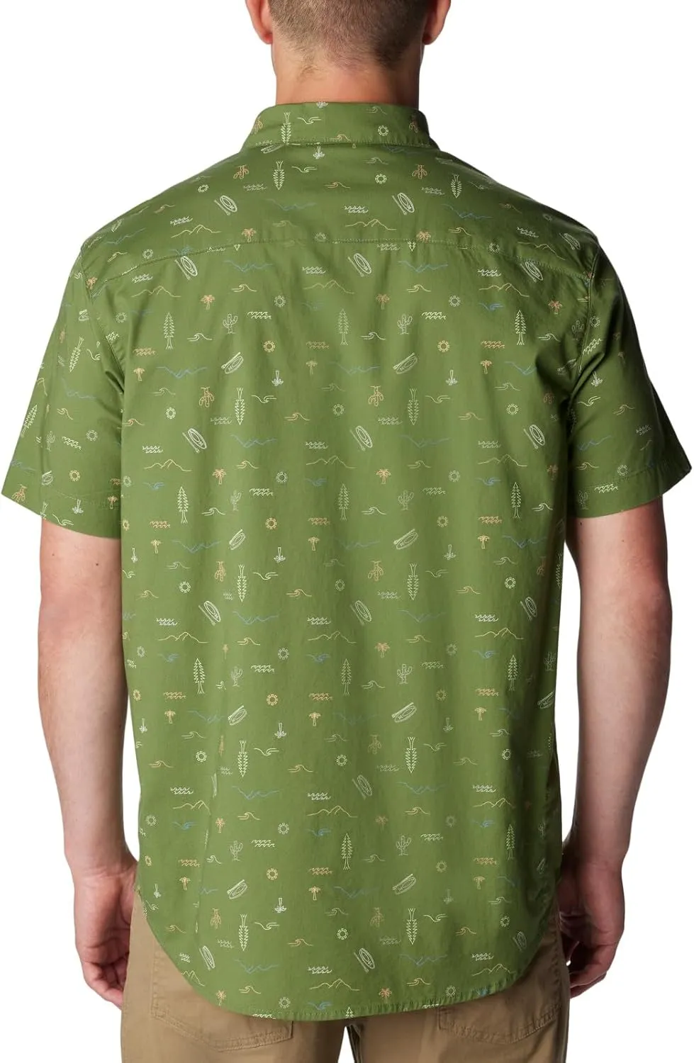 Columbia Men's Rapid Rivers Printed Short Sleeve Shirt