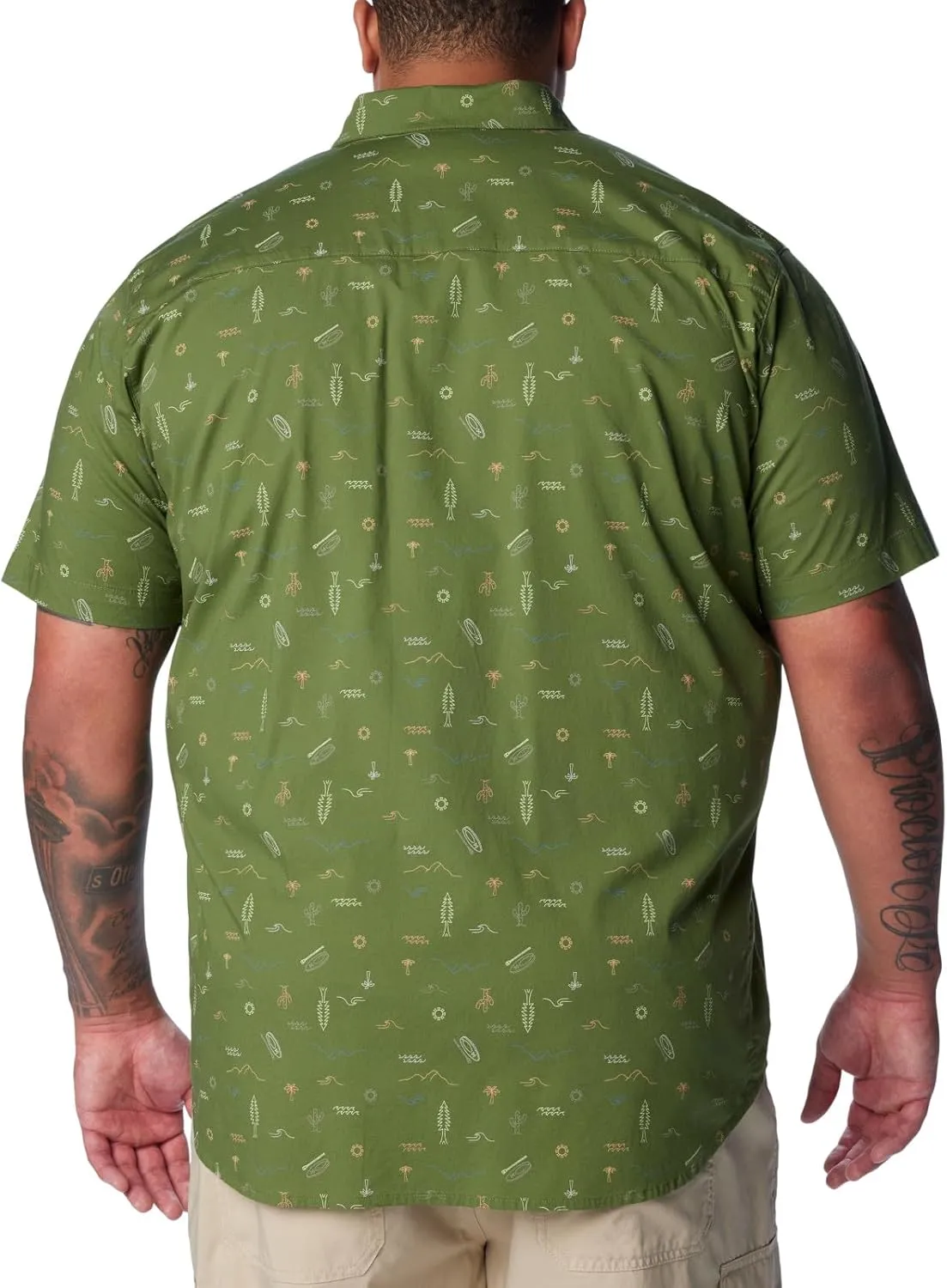 Columbia Men's Rapid Rivers Printed Short Sleeve Shirt