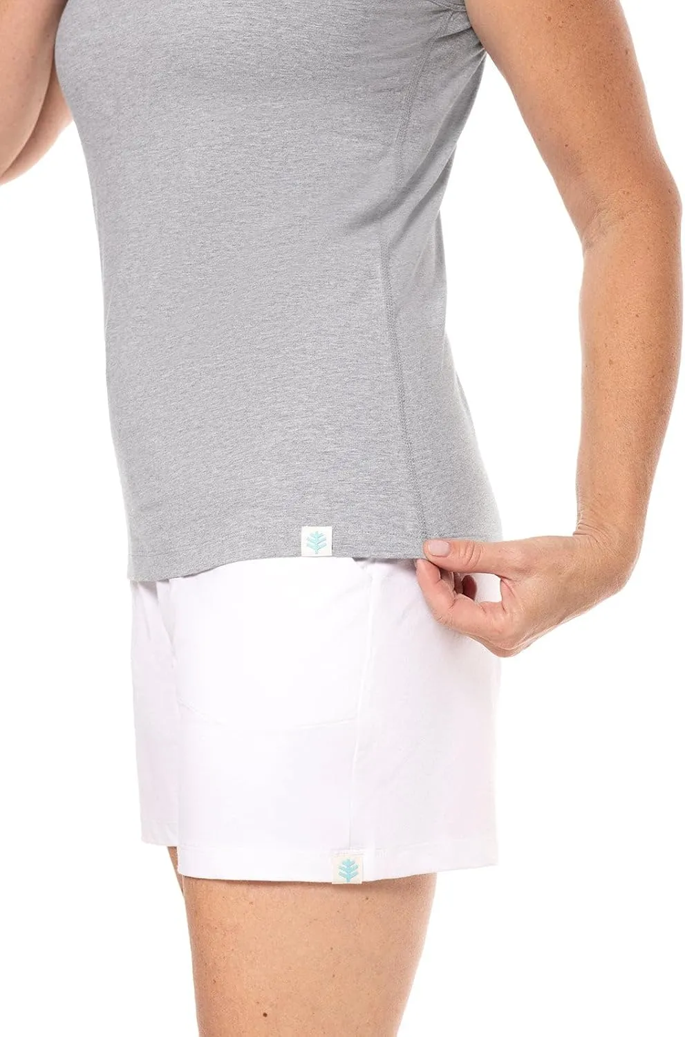 Coolibar UPF 50  Women's LumaLeo High Neck Tank Top - Sun Protective