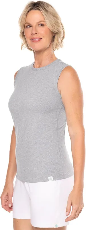 Coolibar UPF 50  Women's LumaLeo High Neck Tank Top - Sun Protective