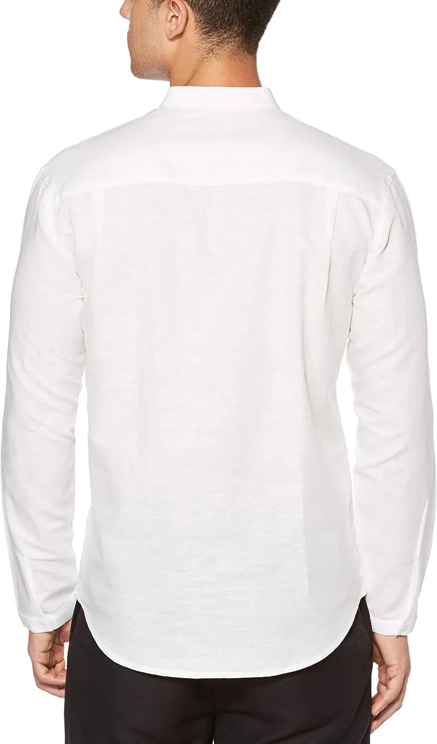 Cubavera Men's Two-Pocket Pintuck Long Sleeve Popover Guayabera Shirt