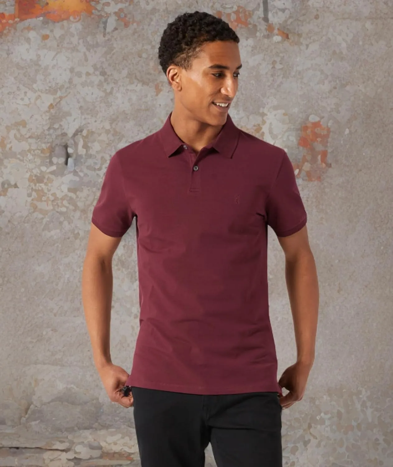 DKNY Polo Shirts for Men - Soft Stretch Casual Cotton Mens Polo Shirts | Modern Fit Short Sleeve Mens Polos