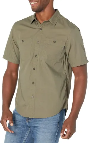 Dockers Men's Regular Fit Short Sleeve Utility Shirt