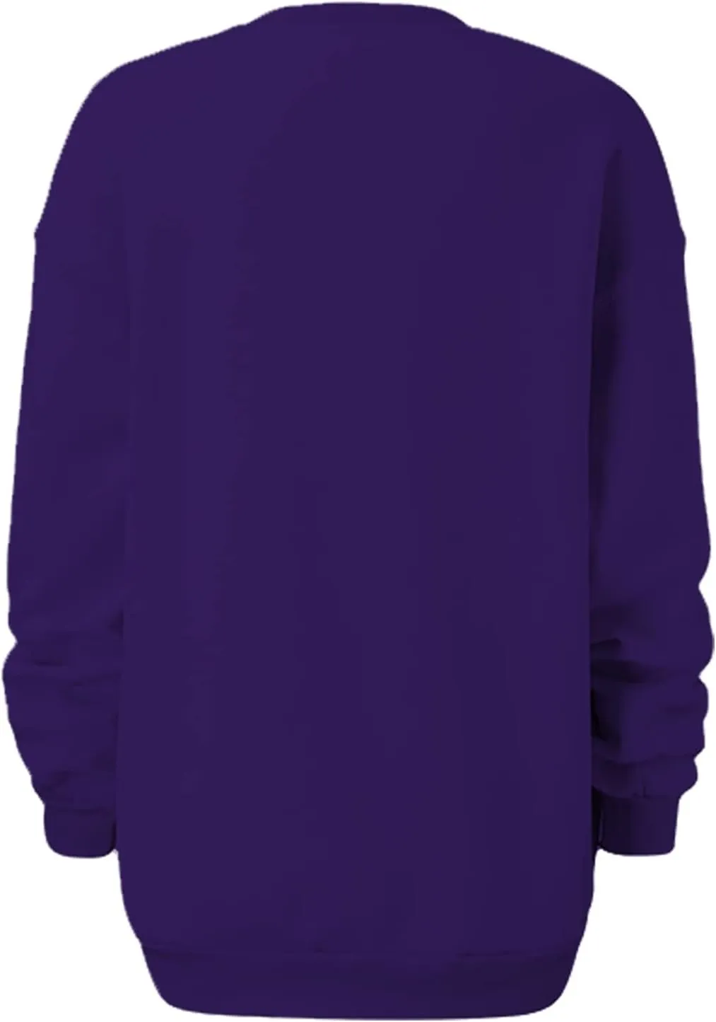 DOLKFU Women Oversized Crewneck Sweatshirts Solid Basic Pullover Sweater Long Sleeve Hoodie Winter Y2K Ouffits Clothes