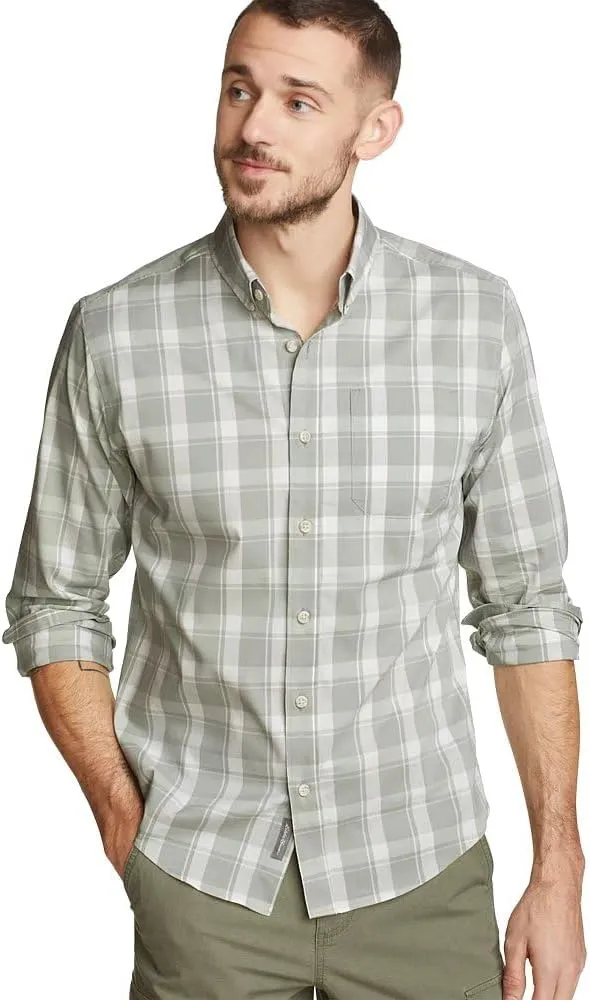 Eddie Bauer Men's Voyager Flex Long-Sleeve Shirt
