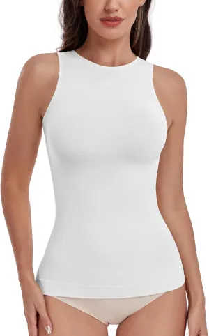 EUYZOU Women Shapewear Tummy Control Tank Tops Seamless Compression Tops Body Shaper Camisole
