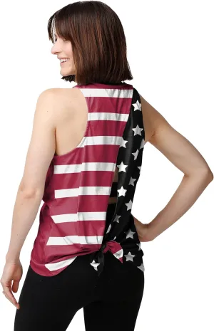 FOCO Women's NFL Team Logo Tie Breaker Tank Top Shirt